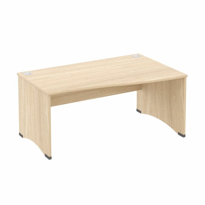 Elite Windsor Single Wave Desk - 8 Size Options and 10 Colour Options-0