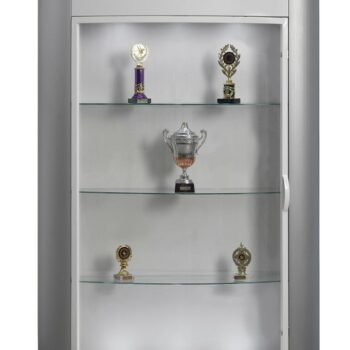 Spaceright Floor Standing Trophy Showcase - Optional LED Lights-0