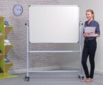 Spaceright Non-Magnetic Mobile Swivel Writing Board - Multiple Size Options-38888