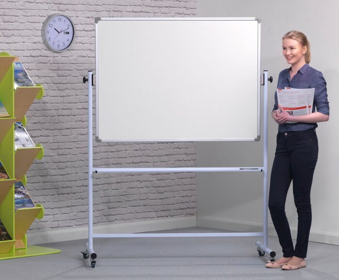 Spaceright Non-Magnetic Mobile Swivel Writing Board - Multiple Size Options-38888