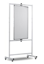 Spaceright Non-Magnetic Mobile Pivot Writing Board - Multiple Size Options-0