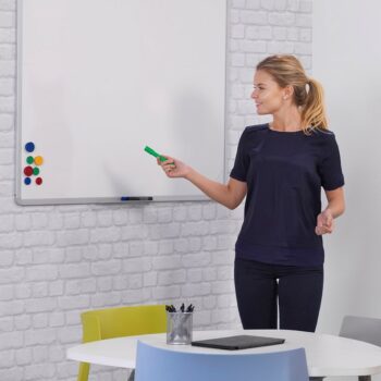 Spaceright Magnetic Writing Board (Vitreous Enamel Steel) - Multiple Size Options-0