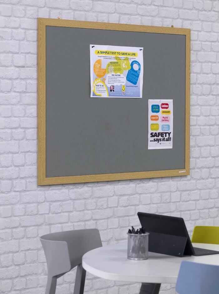Spaceright Eco Noticeboard - Multiple Size and Colour Options-38833