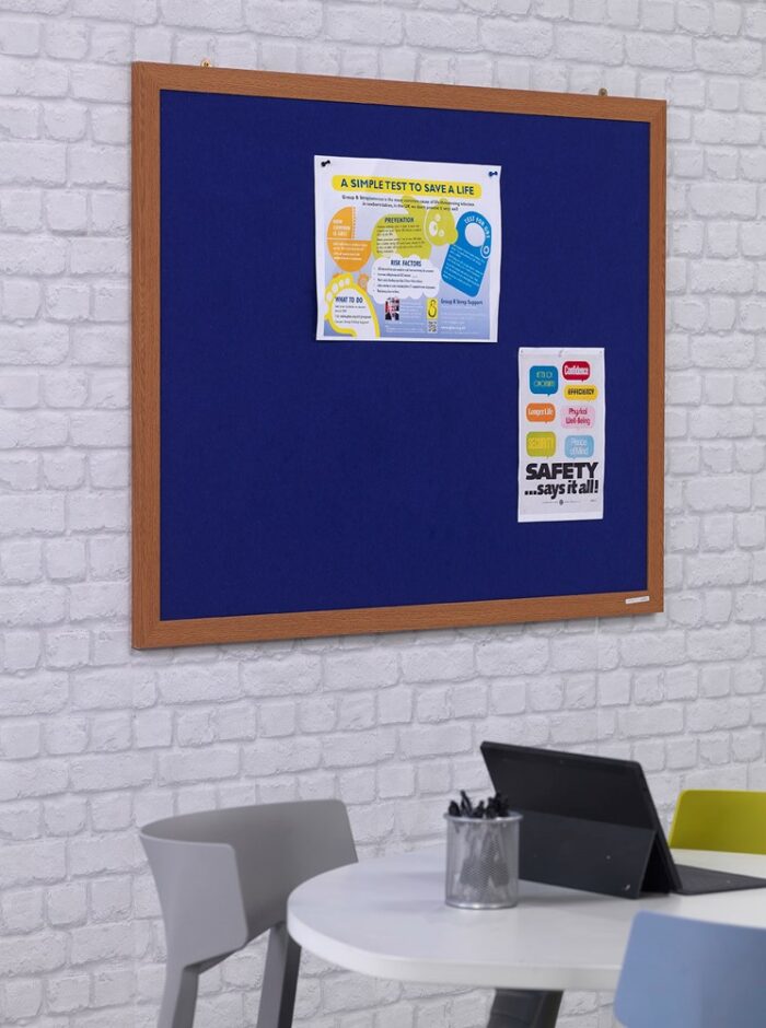 Spaceright Eco Noticeboard - Multiple Size and Colour Options-38830