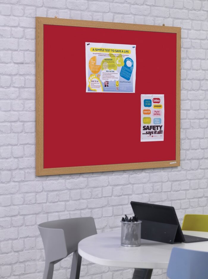 Spaceright Eco Noticeboard - Multiple Size and Colour Options-38832