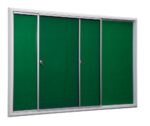 Spaceright Safety Sliding Door Noticeboard - Multiple Size and Colour Options-38847