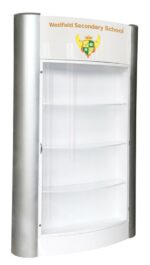 Spaceright Floor Standing Trophy Showcase - Optional LED Lights-38501