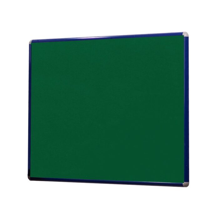 Spaceright SmartShield FlameShield Aluminium Framed Noticeboard - Multiple Size and Colour Options-38623