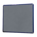 Spaceright SmartShield FlameShield Aluminium Framed Noticeboard - Multiple Size and Colour Options-38625