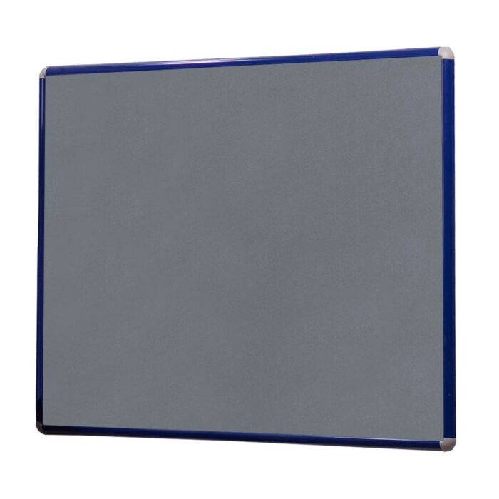 Spaceright SmartShield FlameShield Aluminium Framed Noticeboard - Multiple Size and Colour Options-38625
