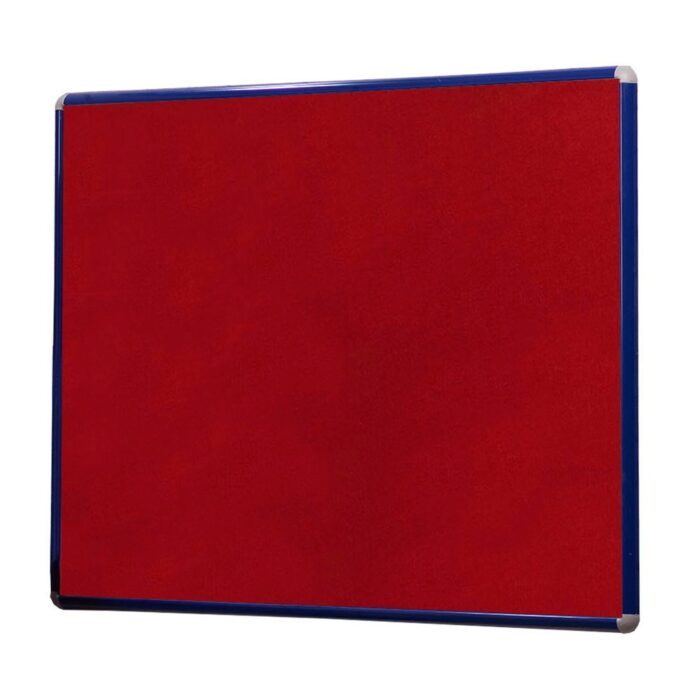 Spaceright SmartShield FlameShield Aluminium Framed Noticeboard - Multiple Size and Colour Options-38627