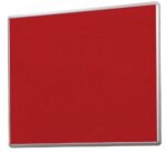 Spaceright SmartShield FlameShield Aluminium Framed Noticeboard - Multiple Size and Colour Options-38629
