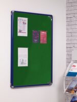 Spaceright SmartShield FlameShield Tamperproof Noticeboard - Multiple Size and Colour Options-38658