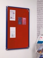 Spaceright SmartShield FlameShield Tamperproof Noticeboard - Multiple Size and Colour Options-38657