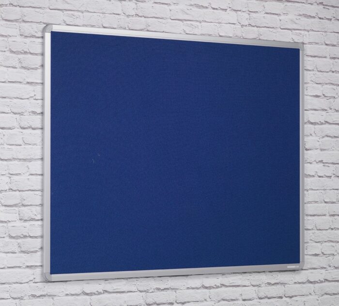 Spaceright FlameShield Aluminium Framed Noticeboard - Multiple Size and Colour Options-38517