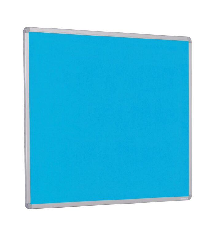Spaceright Accents FlameShield Aluminium Framed Noticeboard - Multiple Size and Colour Options-38555