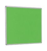 Spaceright Accents FlameShield Aluminium Framed Noticeboard - Multiple Size and Colour Options-38559