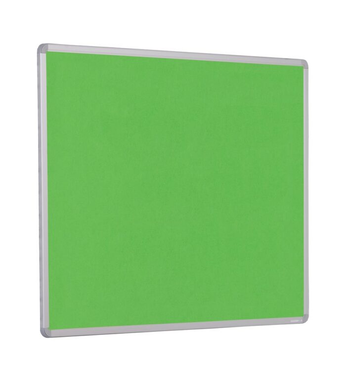 Spaceright Accents FlameShield Aluminium Framed Noticeboard - Multiple Size and Colour Options-38559