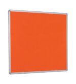 Spaceright Accents FlameShield Aluminium Framed Noticeboard - Multiple Size and Colour Options-38557