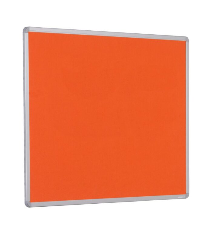 Spaceright Accents FlameShield Aluminium Framed Noticeboard - Multiple Size and Colour Options-38557