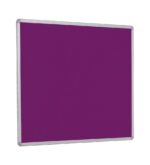 Spaceright Accents FlameShield Aluminium Framed Noticeboard - Multiple Size and Colour Options-38561