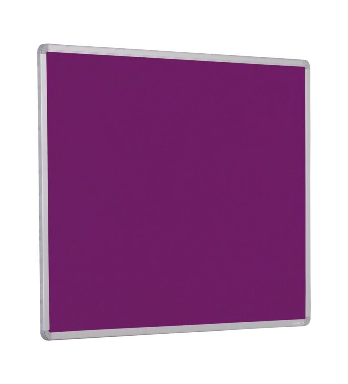 Spaceright Accents FlameShield Aluminium Framed Noticeboard - Multiple Size and Colour Options-38561