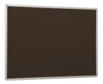 Spaceright Accents FlameShield Aluminium Framed Noticeboard - Multiple Size and Colour Options-38556
