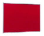 Spaceright FlameShield Aluminium Framed Noticeboard - Multiple Size and Colour Options-38514