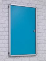 Spaceright Accents FlameShield Tamperproof Noticeboard - Multiple Size and Colour Options-38591