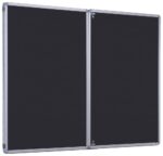 Spaceright Accents FlameShield Tamperproof Noticeboard - Multiple Size and Colour Options-38573