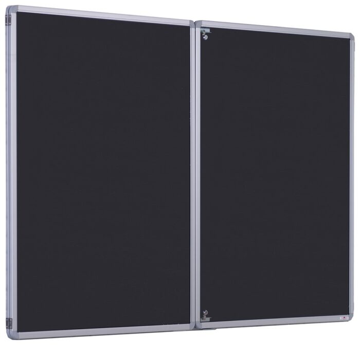 Spaceright Accents FlameShield Tamperproof Noticeboard - Multiple Size and Colour Options-38573