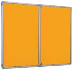Spaceright Accents FlameShield Tamperproof Noticeboard - Multiple Size and Colour Options-38585