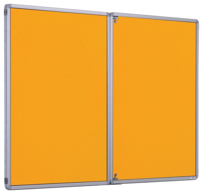 Spaceright Accents FlameShield Tamperproof Noticeboard - Multiple Size and Colour Options-38585