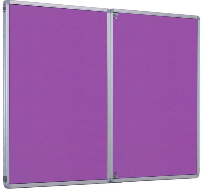 Spaceright Accents FlameShield Tamperproof Noticeboard - Multiple Size and Colour Options-38588