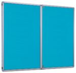 Spaceright Accents FlameShield Tamperproof Noticeboard - Multiple Size and Colour Options-38590