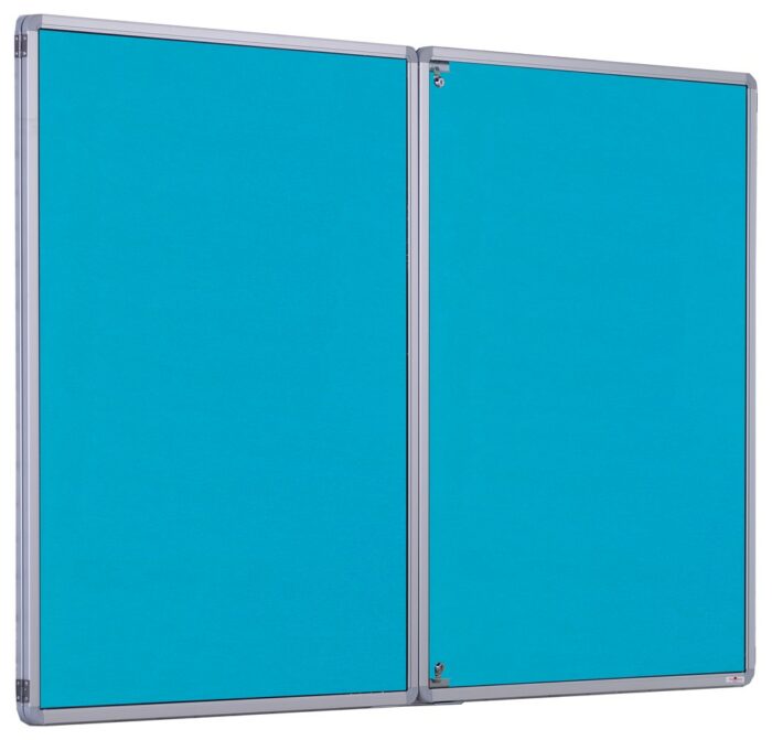 Spaceright Accents FlameShield Tamperproof Noticeboard - Multiple Size and Colour Options-38590
