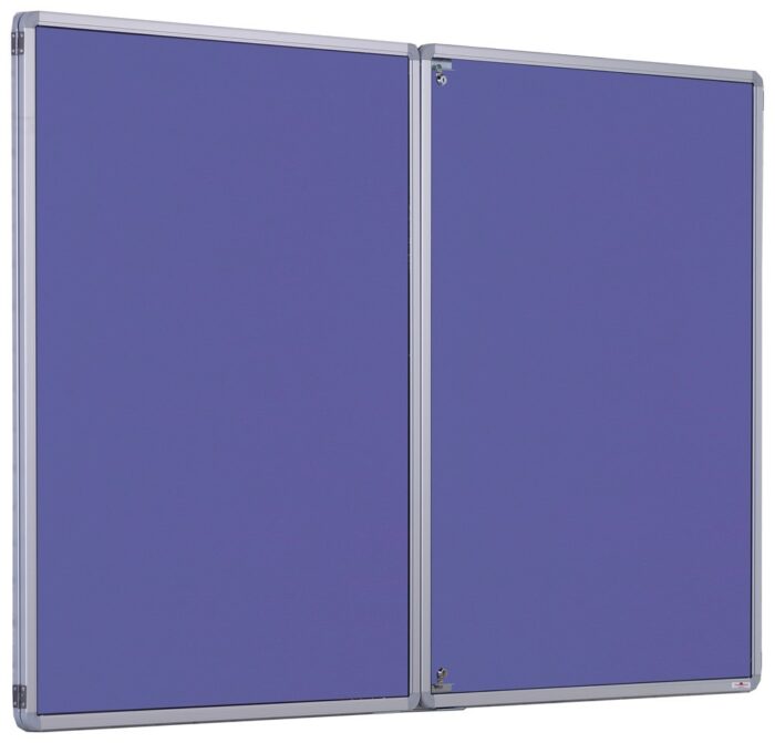 Spaceright Accents FlameShield Tamperproof Noticeboard - Multiple Size and Colour Options-38578