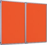 Spaceright Accents FlameShield Tamperproof Noticeboard - Multiple Size and Colour Options-38586