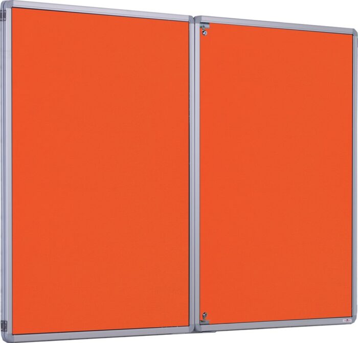 Spaceright Accents FlameShield Tamperproof Noticeboard - Multiple Size and Colour Options-38586