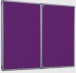 Spaceright Accents FlameShield Tamperproof Noticeboard - Multiple Size and Colour Options-38582