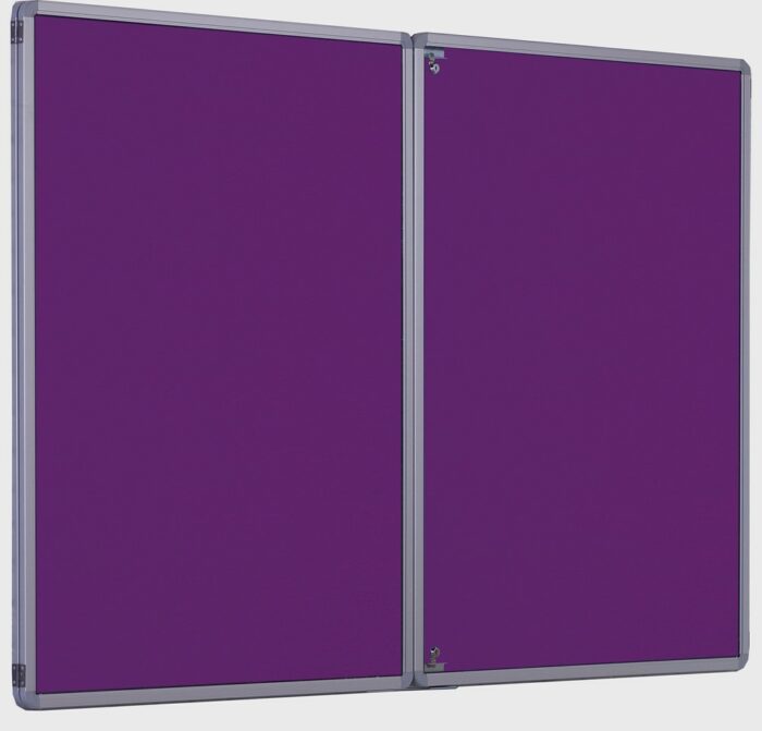 Spaceright Accents FlameShield Tamperproof Noticeboard - Multiple Size and Colour Options-38582