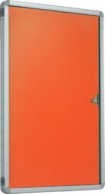 Spaceright Accents FlameShield Tamperproof Noticeboard - Multiple Size and Colour Options-38587