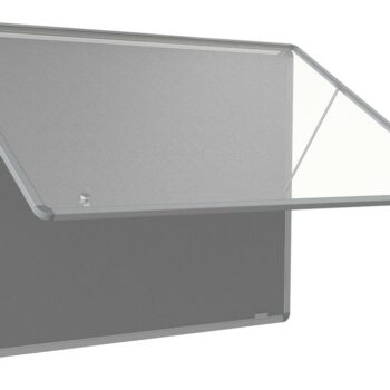 Spaceright FlameShield Top Hinged Noticeboard - Multiple Size and Colour Options-0