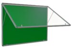 Spaceright FlameShield Top Hinged Noticeboard - Multiple Size and Colour Options-38529