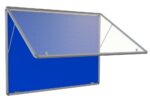 Spaceright FlameShield Top Hinged Noticeboard - Multiple Size and Colour Options-38530