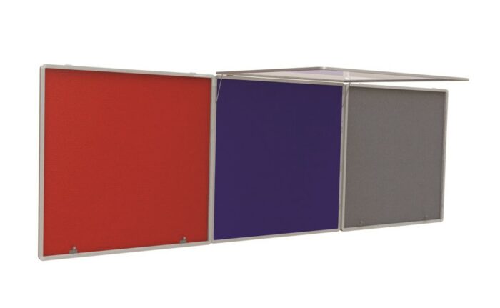Spaceright Tamperproof Noticeboard Top Hinged - Multiple Size and Colour Options-0