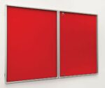 Spaceright FlameShield Tamperproof Noticeboard - Multiple Size and Colour Options-38519