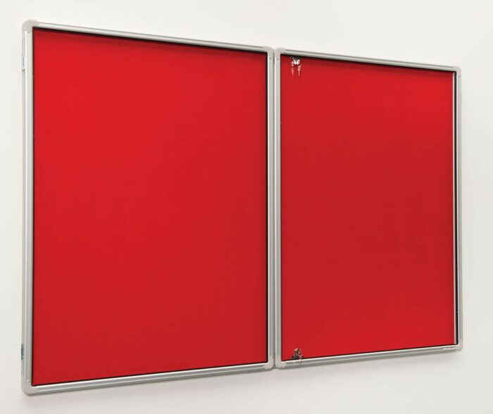 Spaceright FlameShield Tamperproof Noticeboard - Multiple Size and Colour Options-38519