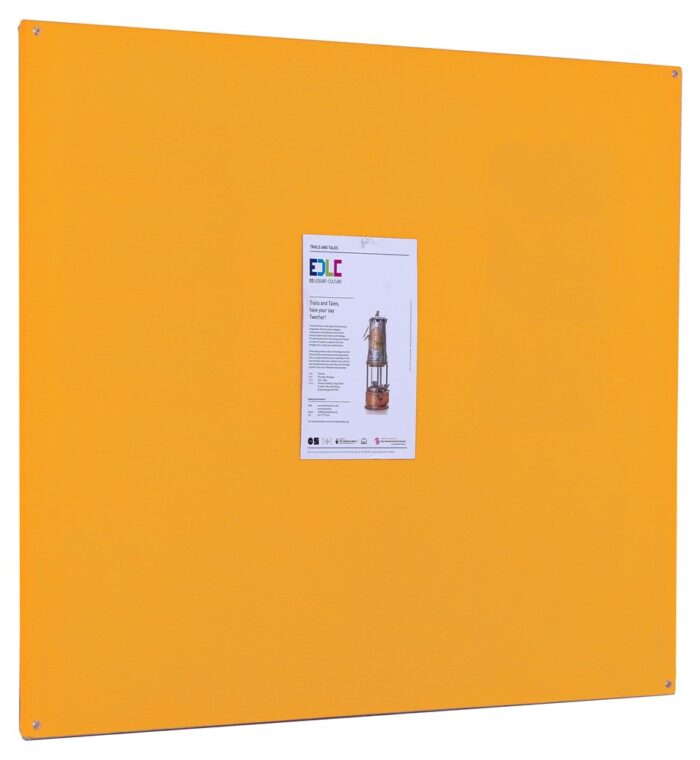 Spaceright Accents FlameShield Unframed Noticeboard - Multiple Size and Colour Options-38536