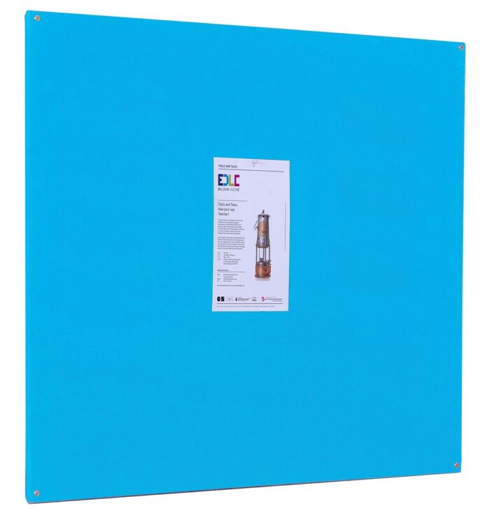 Spaceright Accents FlameShield Unframed Noticeboard - Multiple Size and Colour Options-38537
